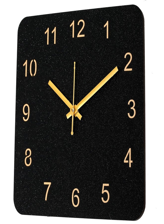 Unique Craft Analog Wooden Antique Design Wall Clock for Living Room, Bedroom Wall, Home and Office, Black, MD_UNQ-017 - Image 3